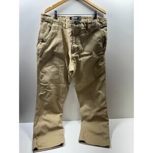 Mountain Khaki’s Classic Fit Men’s Pants Sz 38X30 Beige Flannel Lined Outdoor
